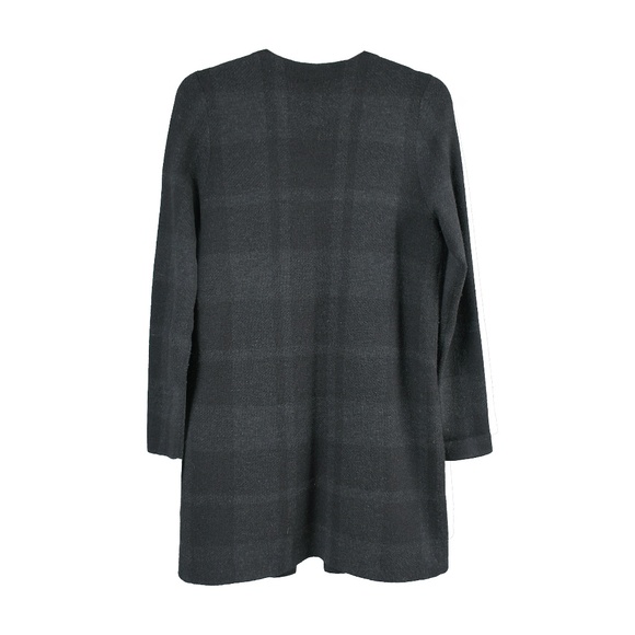 EILEEN FISHER 100% Merino Wool Long Open Cardigan - Picture 3 of 6